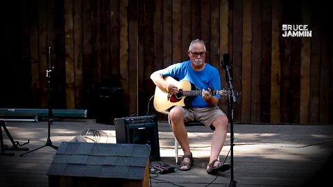 Campfire Song: Bruce Christensen Jammin' on the Guitar