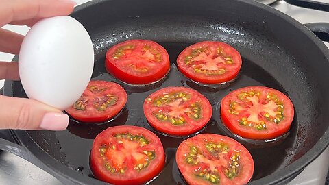 Tomato and Eggs - Tasty Recipe! *Inexpensive* Simple and Fast, Delicious for breakfast!