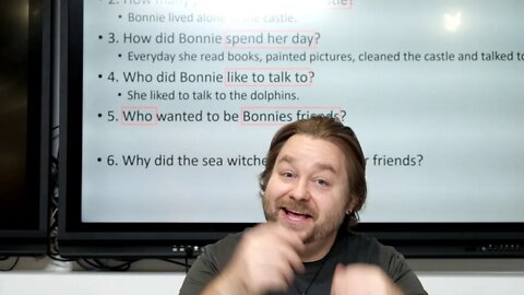 Reading Comprehension level 1 lesson 10 Bonnie and the Sea Witches