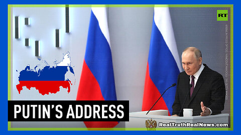 🇷🇺 Highlights of Russian President Vladimir Putin's Annual Address to the Federal Assembly in Gostiny Dvor, Moscow * Full Speech Link Below 👇