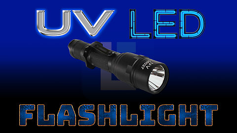 Ultraviolet LED Flashlight 365NM - Intense UV Illumination