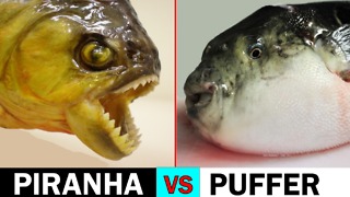 Who has a sharper bite: Piranha or puffer fish?