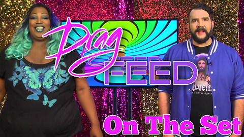 Jonny McGovern & Lady Red Couture “On The Set” on Drag Feed