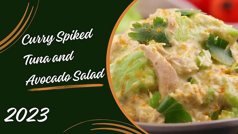 How To Make Keto Curry Spiked Tuna and Avocado Salad