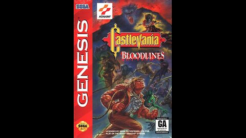 Castlevania: Bloodlines (1994, Sega Genesis, PC , Nintendo Switch) Full Playthrough