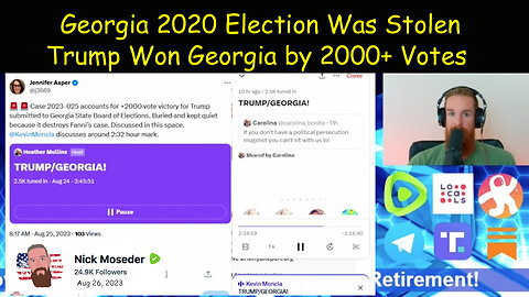 Georgia 2020 Election Was Stolen - Trump Won Georgia by 2000+ Votes