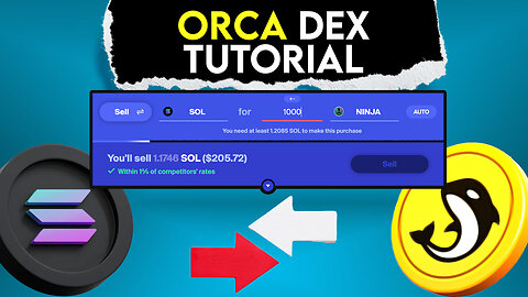 How to use ORCA Solana DEX? Orca Swap Simple Tutorial