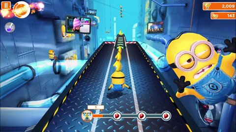 Despicable Me Minion Rush Level 8 - Slide Under Obstacles 3 Times