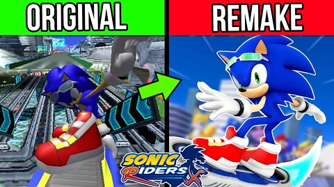 NOVO Remake do SONIC Riders | Sonic Riders X #shorts