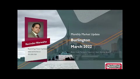 Burlington Market Update March 2022 || Canada Housing News || Ravin Homes #trending