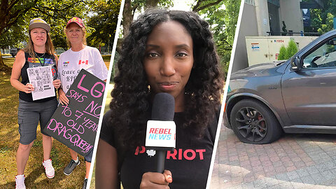 Protesters say supporters of drag camp for kids slashed their tires