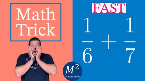 Adding Fractions Math Trick | Minute Math Tricks #shorts