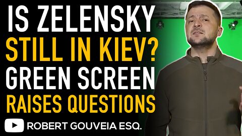 Is ZELENSKY still in KIEV? New GREEN SCREEN Video Raises Questions About UKRAINE’S President