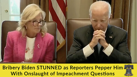 Bribery Biden STUNNED as Reporters Pepper Him With Onslaught of Impeachment Questions
