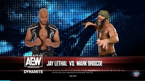 AEW Continental Classic Tournament Gold League Jay Lethal vs Mark Briscoe