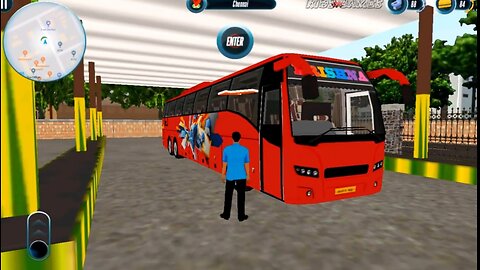 Indian Bus Driver Simulator 2019 - Mobile First Bus Transporter Driving - Android GamePlay