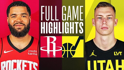 ROCKETS VS JAZZ Highlights 11-March-2024