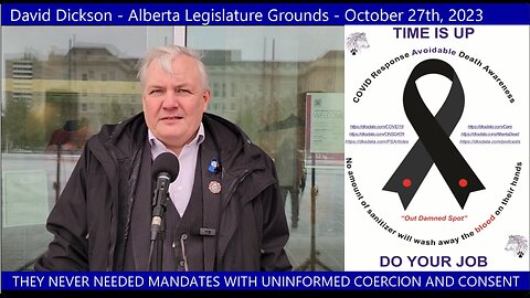 David Dickson - Alberta Legislature Grounds - October 27th, 2023