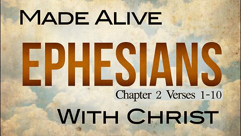 CFC Sunday Sermon - July 30, 2023 - Made Alive With Christ
