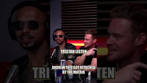 Andrew Tate got attacked by the matrix on his podcast.