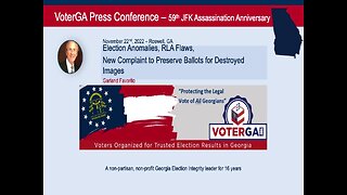 VoterGA Press Conference November 22, 2022