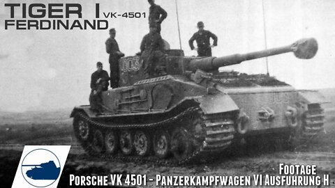 Rare Tiger I Ferdinand vk 4501(p) / Ausf.H prototype - footage.