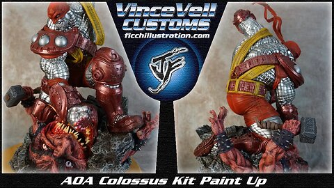 DXA Designs AOA Colossuis vs Sugar Man Resin Kit Paint Up