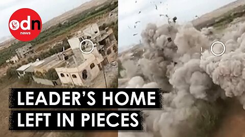 Hamas Leader’s House Obliterated By Israeli Airstrike in New Footage