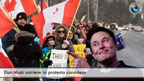 Elon Musk sostiene la protesta canadese