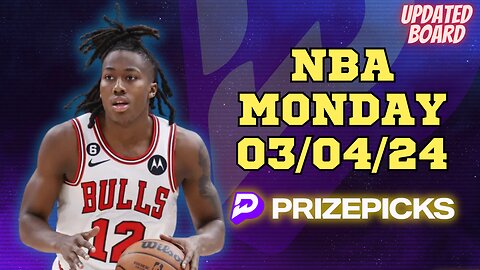 #PRIZEPICKS | BEST PICKS FOR #NBA MONDAY | 03/04/24 | BEST BETS | #BASKETBALL | TODAY | PROP BETS