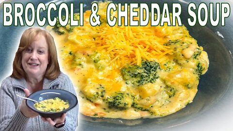 EASY BROCCOLI & CHEDDAR SOUP RECIPE | CATHERINE'S PLATES VOLUME 1 COOKBOOK | COOK WITH ME