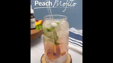 Goodbye ✌️ to #summer ☀️ YES it's hard, how about a Peach #Mojito 🍑to lift your spirits? #refreshing