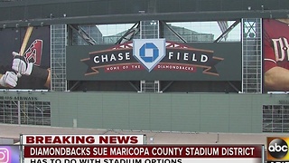 Diamondbacks file lawsuit against Maricopa County over stadium dispute