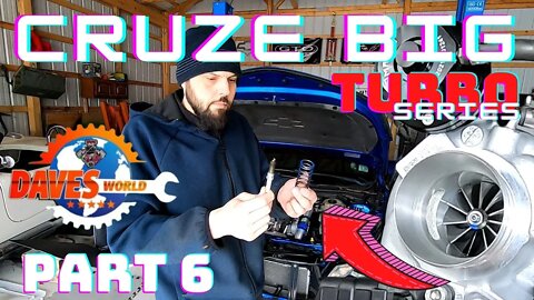 CRUZE/ Astra big turbo install Wastegate and spark plug upgrades. Project CRUZE Missile Dave's World