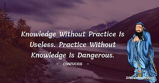 KNOWING IS NOTHINGNESS BECAUSE OF LACK OF UNDERSTANDING