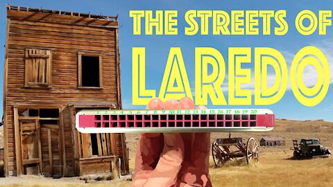 How to play The Streets of Laredo on a Tremolo Harmonica with 20 Holes