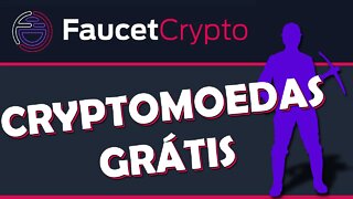 ÓTIMA FAUCET PRA GANHAR CRYPTOMOEDAS DE GRAÇA!