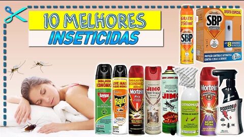 10 Melhores Inseticidas | Pernilongos, Aedes aegypti Aranhas, Formigas e Cupim