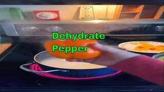 Dehydrate a Sweet Pepper