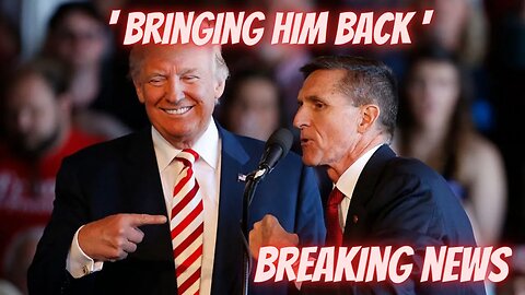 Great news! President Trump just told General Flynn he is ‘bringing him back live onstage in Florida