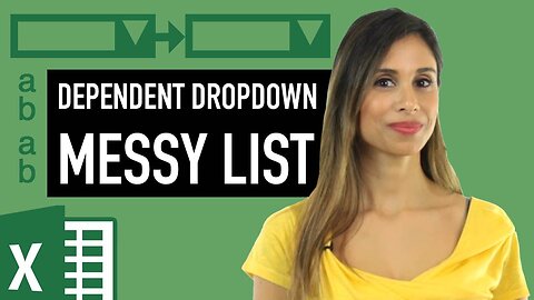 Excel: Find Multiple Matches & Dependent Drop Down List (Unsorted Tabular Data Set)