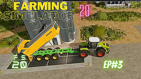 Farming Simulator 20 || Cleaned the field today and took fodder for the co