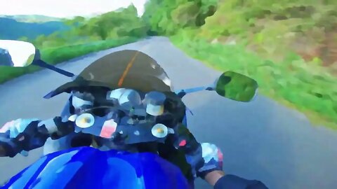 Yamaha R1 Raw Sound - Oil Painting Effect