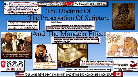 The Doctrine Of The Preservation Of Scripture And The Mandela Effect (Re-post)