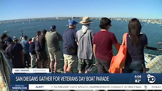 San Diegans gather for Veterans Day Boat Parade