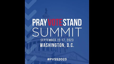 LIVE AT THE PRAY VOTE STAND SUMMIT