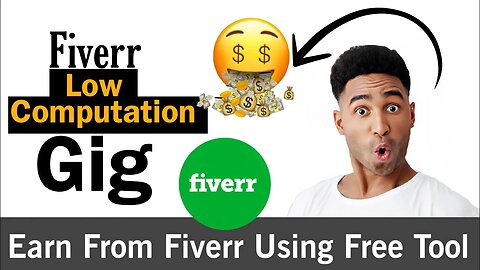 Free Tool + Fiverr Best Combination for Earning without Skill 🤑 - Online Earning using Free Tool 😋