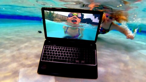 Laptop Computer Underwater