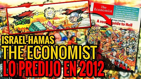 LA PROGRAMMAZIONE PREDITTIVA DELLA GUERRA TRA ISRAELE E HAMAS LA RIVISTA D'OCCULTURA MASSONICA THE ECONOMIST L'AVEVA PREVISTA NEL 2012,analisi della copertina 'A ROUGH GUIDE TO HELL'