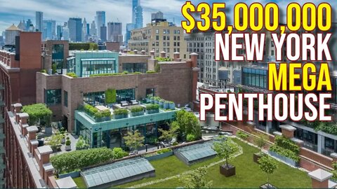 iNside $35,000,000 New York Penthouse!